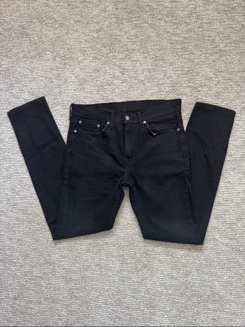 Levi’s 510 Men's Black Slim Fit Jeans Denim Straight Leg Classic Cotton
